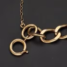 9ct Yellow Gold SOS Handmade Bracelet