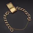 9ct Yellow Gold SOS Handmade Bracelet
