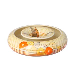 Clarice Cliff Orange Capri Posy Ring