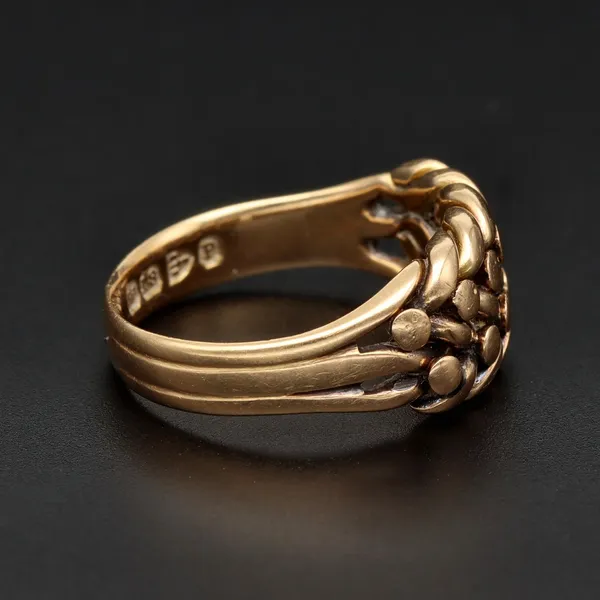 18ct Yellow Gold Keepers Ring