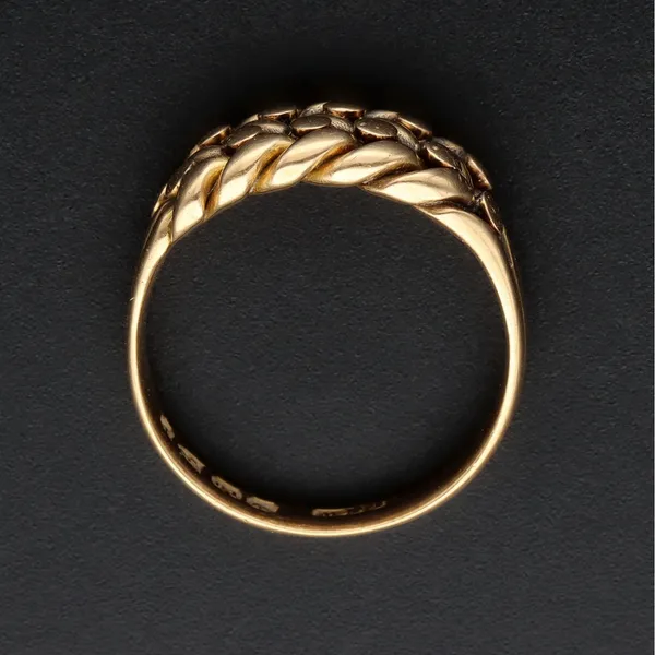 18ct Yellow Gold Keepers Ring
