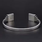 Georg Jensen Silver Nocturne Design #570A Cuff Bangle