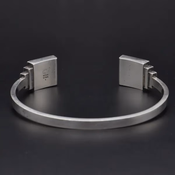 Georg Jensen Silver Nocturne Design #570A Cuff Bangle