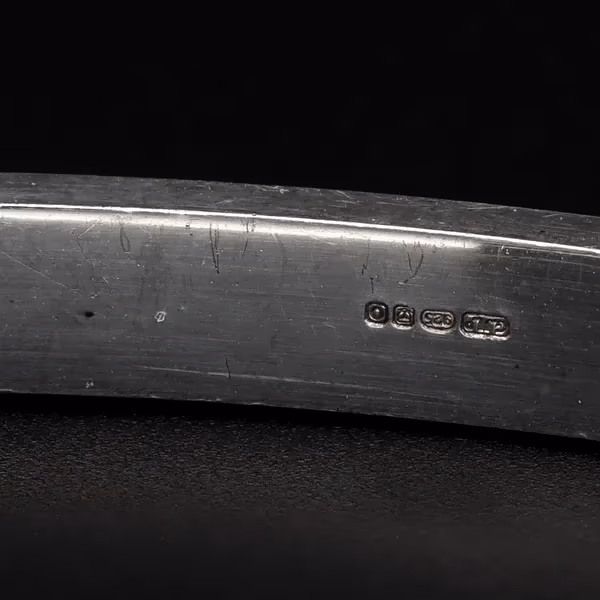 Georg Jensen Silver Nocturne Design #570A Cuff Bangle
