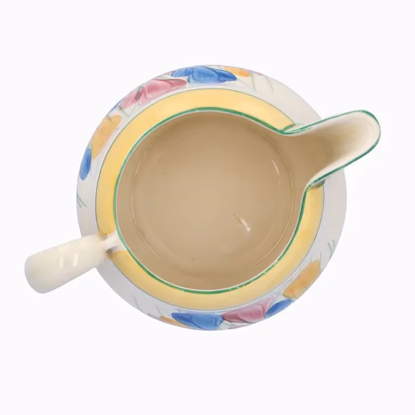 Clarice Cliff Sunbeam Crocus Cream Jug