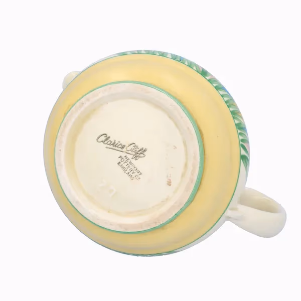 Clarice Cliff Sunbeam Crocus Cream Jug