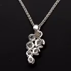 18ct White Gold Bubble Pendant