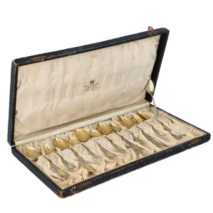 Boxed Set of David Andersen Spoons