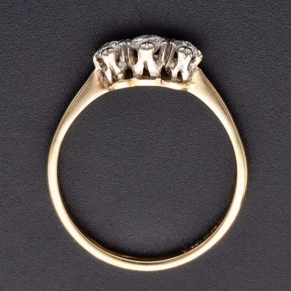 18ct Yellow Gold 3-Stone Diamond Ring