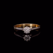 360° view of The Vintage 1970 Illusion Set Diamond Solitaire Ring