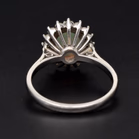 18ct Gold Opal and Diamond Ring