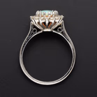 18ct Gold Opal and Diamond Ring