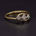 Antique 18ct Gold Platinum Diamond Ring