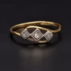 Antique 18ct Gold Platinum Diamond Ring