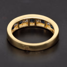 18ct Gold Sapphire and Diamond Eternity Ring