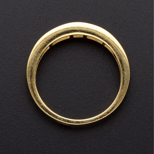 18ct Gold Sapphire and Diamond Eternity Ring