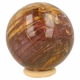 Versteend hout bol 60mm - 360° presentation