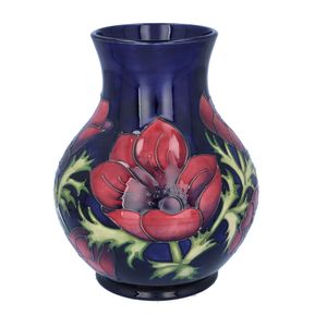 Large Moorcroft Anemone Vase