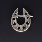 Platinum & Diamond Geometric Hoop Earrings