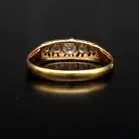 Edwardian 18ct Yellow Gold Diamond Five Stone Ring
