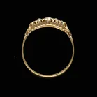 Edwardian 18ct Yellow Gold Diamond Five Stone Ring