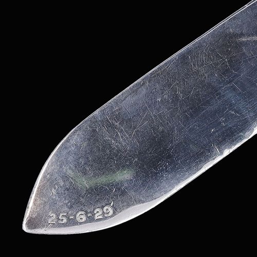 Large Edwardian Silver Galleon Bookmark image-4