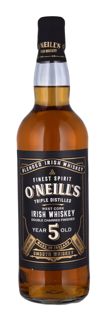 O NEILLS 5 YO (Double Charred Finish) Irish Whiskey, West Cork Distillers