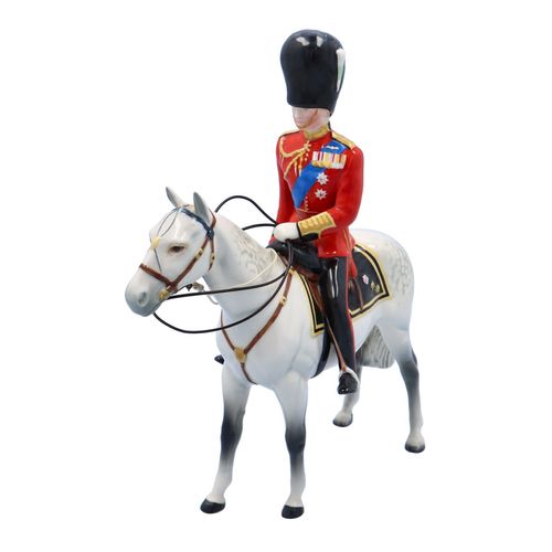 Beswick Ceramic Figure of the Duke of Edinburgh on Alamein image-3