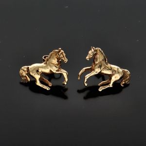 9ct Gold Harriet Glen Horse Earrings
