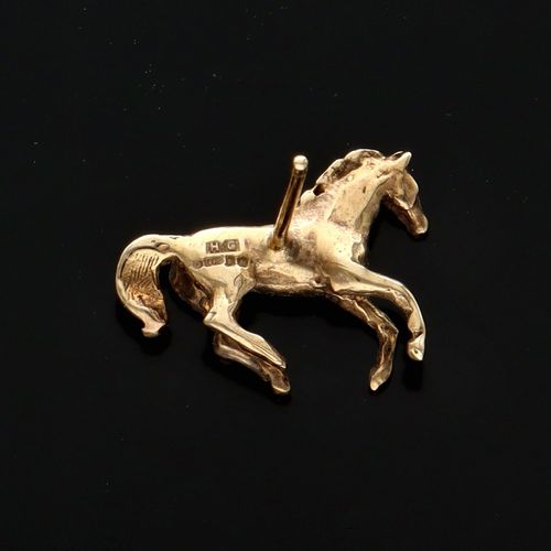9ct Gold Harriet Glen Horse Earrings image-4