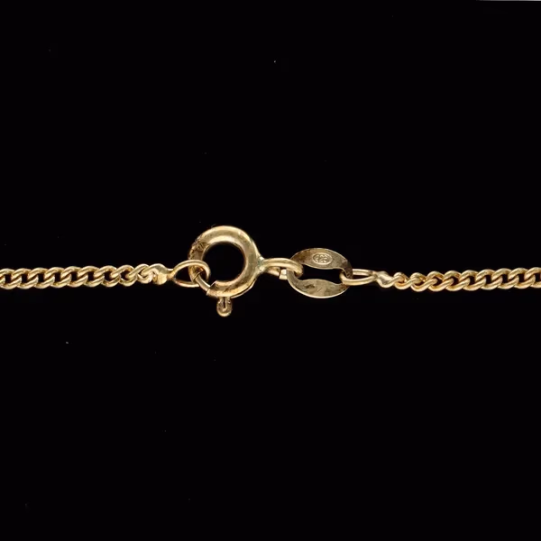 Silver Gilt Zip Pendant by Rebecca Joselyn