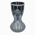 Macintosh Style Moorcroft Peacock Parade Vase