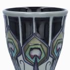 Macintosh Style Moorcroft Peacock Parade Vase