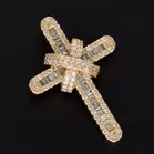 18ct Yellow Gold Diamond Cross Pendant