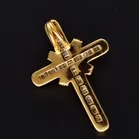 18ct Yellow Gold Diamond Cross Pendant