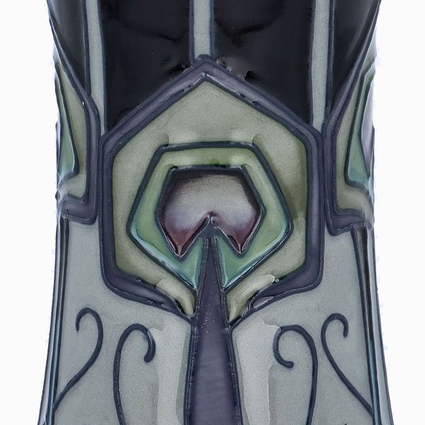 Macintosh Style Moorcroft Peacock Parade Tall Vase