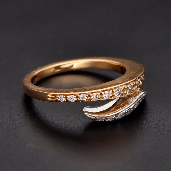 18ct Rose Gold Diamond Ring by Favero