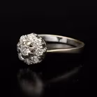18ct Gold Diamond Cluster Ring