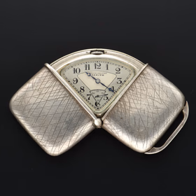 Rare Art Deco Silver Zenith Chronometer