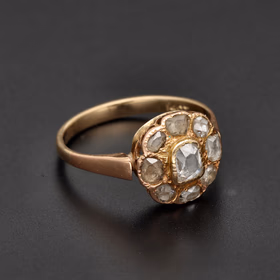 14ct Yellow Gold Diamond Ring