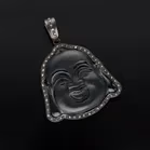 Black Onyx Buddha Pendant