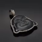 Black Onyx Buddha Pendant