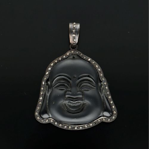 Black Onyx Buddha Pendant image-2