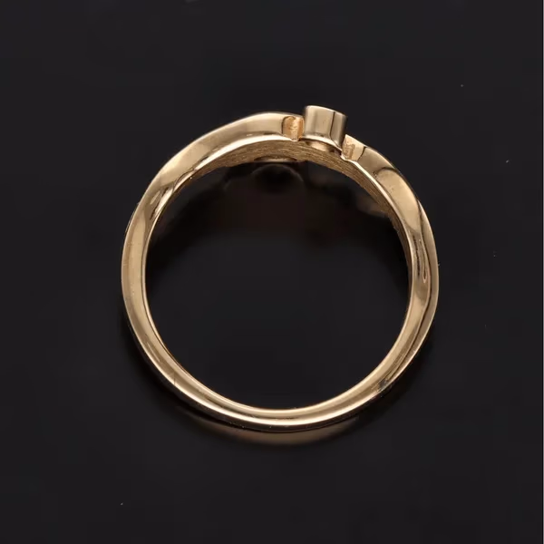 9k Yellow Gold Diamond Ring by Sheila Fleet