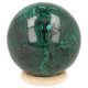 Malachiet bol 60 mm nr 2 - 360° presentation