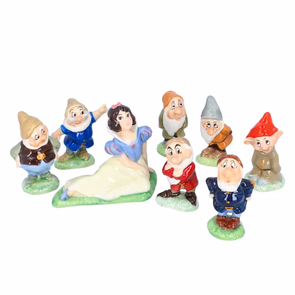 Wade Heath Snow White and The Seven Dwarfs Figurines