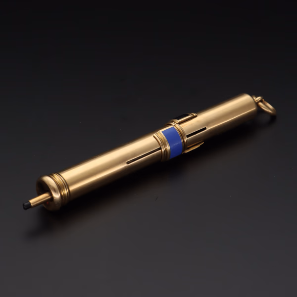 15ct Yellow Gold Tri-Colour Propelling Pencil