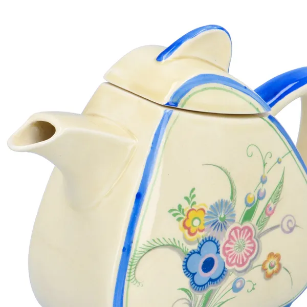 Clarice Cliff Trieste Shape Mattana Tea Pot