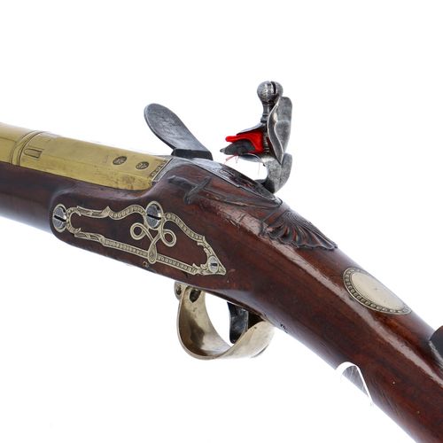 Rare Paktong Mounted Flintlock Blunderbuss image-5