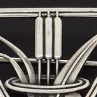 Danish Silver Dolphin Design Brooch